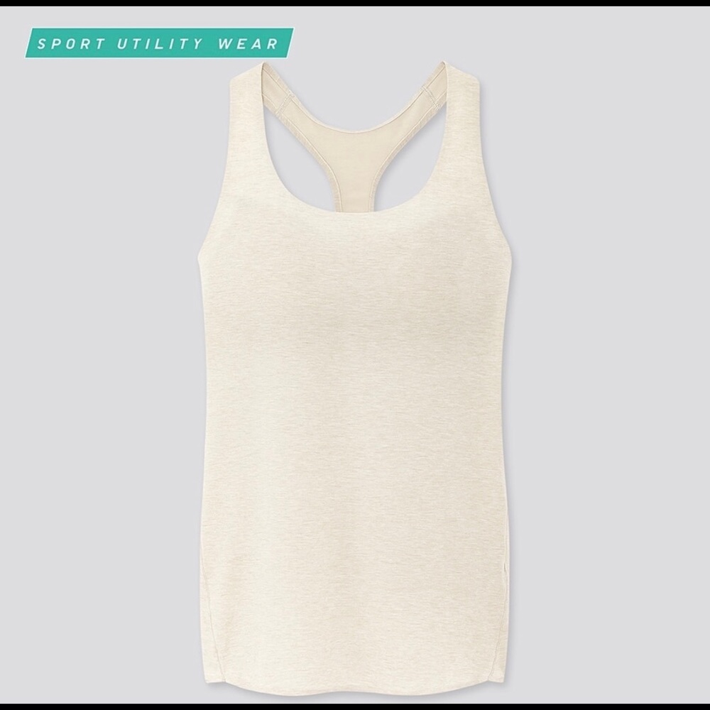 Uniglo Airism seamless sleeveless bra top